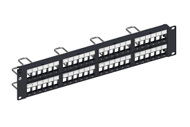760237067 / CPP-6-SDDM-SL-1U-48  NETCONNECT Cat 6 Shielded Distribution Panel